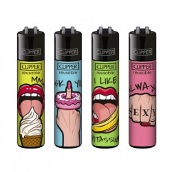 4 x Zapalniczka Clipper Sexy