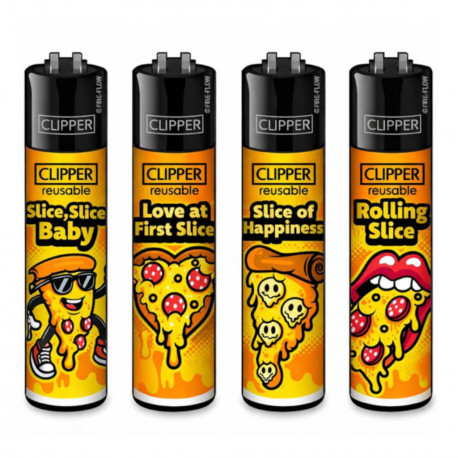 4 x Zapalniczka Clipper Pizza 2