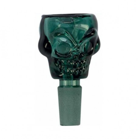 Cybuch do bonga 14,5mm Skull Black Bardzo Pojemny