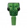 Cybuch do bonga 14,5mm Skull Green Bardzo Pojemny