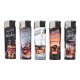 Zapalniczka Piezo Whiskey 50szt mix BOX