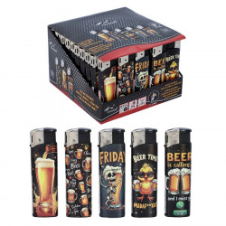 Zapalniczka Piezo Beer 50szt mix BOX