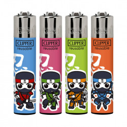 4 x Zapalniczka Clipper Shinobis