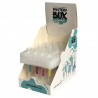 Lufka szklana prosta Rurka z kulkami – 8 cm BOX