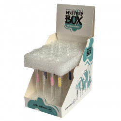 Lufka szklana prosta Long z kulkami – 10,5 cm BOX