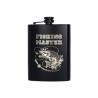 Piersiówka metalowa Czarna 240ml Fishing Master wędkarska