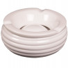 Popielniczka ceramiczna DUŻA 14cm biała