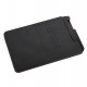Schowek metalowy do aplikacji tabaki ze snorterem Black
