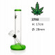 Bongo z liściem 17cm Green
