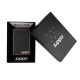 Zestaw prezentowy ZIPPO Black Matte Logo Kamienie Benzyna Pudełko