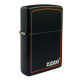 Zestaw prezentowy ZIPPO Black Matte Logo Kamienie Benzyna Pudełko