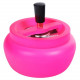 Popielniczka obrotowa DUŻA neon pink różowa 13cm
