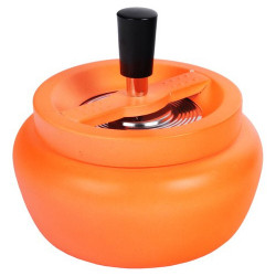 Popielniczka obrotowa DUŻA neon orange 13cm
