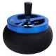 Popielniczka obrotowa duża 13cm black blue