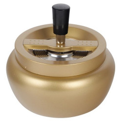 Popielniczka złota automatyczna obrotowa13cm