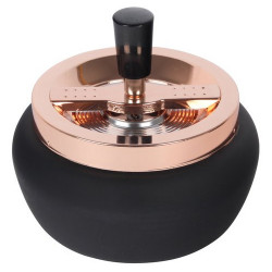 Popielniczka czarno złota 13cm