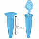 Pojemnik do tabaki Plastik Blue 3,95cm 1,5ml