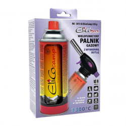 Palnik gazowy RK-3013D Elico Tech plus gaz kartusz 220g