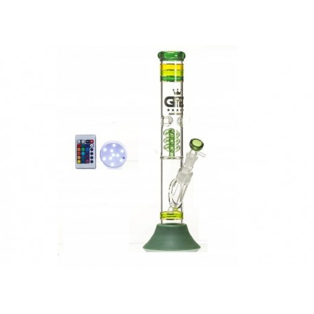 Grace Glass GG Green Beaker LED 42cm