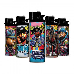 5 x Zapalniczka krzesiwowa Hip Hop mix wzorów