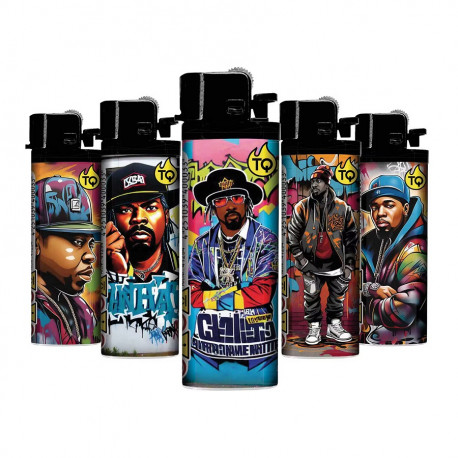 5 x Zapalniczka krzesiwowa Hip Hop mix wzorów