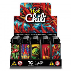 50 x Zapalniczka krzesiwowa TQ Hot Chilli mix wzorów