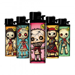 5 x Zapalniczka krzesiwowa TQ VOODOO mix wzorów