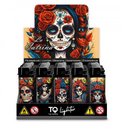 50 x Zapalniczka krzesiwowa TQ La Catrina mix wzorów
