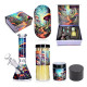 Zestaw prezentowy Fajka Bongo ICE 5 w 1 Mushrooms