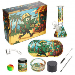 Zestaw prezentowy Fajka Bongo ICE 10 w 1 420 Friendly Adventures