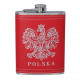 Piersiówka stal nierdzewna 240ml Polska Godło Orzełek