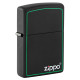 Zestaw prezentowy ZIPPO Black Matte Logo Kamienie Benzyna Pudełko
