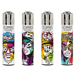 4 x Zapalniczka Clipper Graffiti Soul