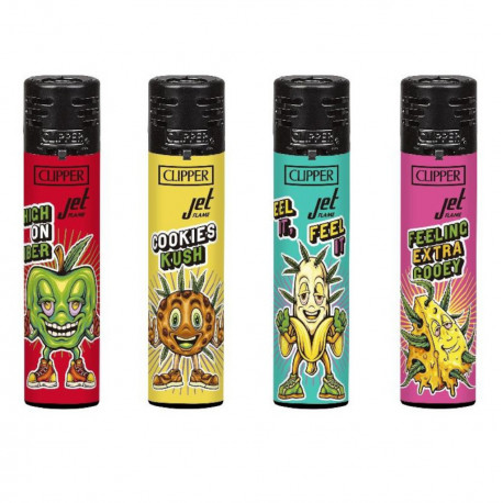 4 x Zapalniczka Clipper żarowa Stoned Yummy