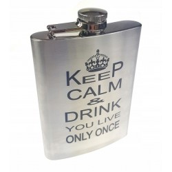 Piersiówka Keep Calm 240ml