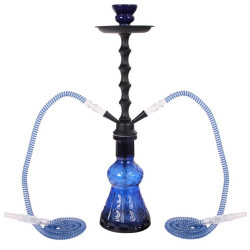 Shisha Oldie Blue 52cm 2 węże