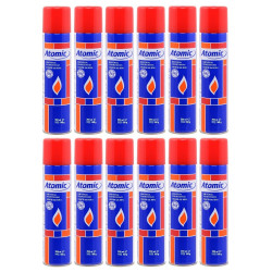12 x Gaz uniwersalny Atomic 300ml