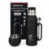 Termos SET Black do Yerba Mate 1,3 L + tykwa + bobilla