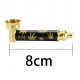 Lufka aluminium Golden Pipe 8cm mix kolor
