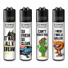 4 x Zapalniczka Clipper Hiphop Slogan 2