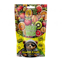 Żelki konopne CBD Brain Wash Wieloowocowe 100g + witamina C