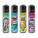 4 x Zapalniczka Clipper Snappy Slogan