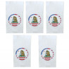5 x Woreczek strunowy torebka CANNIFORNIA REP. 192x102mm