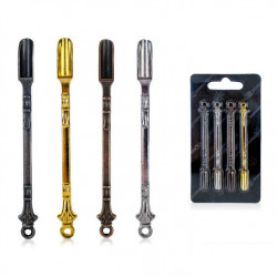 Łyżeczka metalowa do tabaki 4 szt mix kolor Snuff Spoon