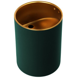 Popielniczka metalowa do IQOS Green Gold 9,5cm