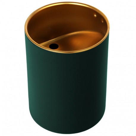 Popielniczka metalowa do IQOS Green Gold 9,5cm