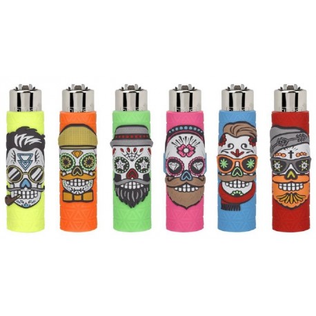 Zapalniczka Clipper Pop Covers Skulls 3