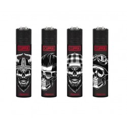 Zapalniczka Clipper B&W Skulls 1 3000 zapaleń