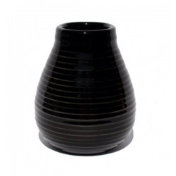 Matero ceramiczne szkliwo 350ml czarne