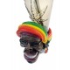 Bongo akrylowe Rasta czarna 32cm